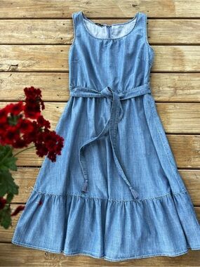 Talbots Chambray Denim Dress